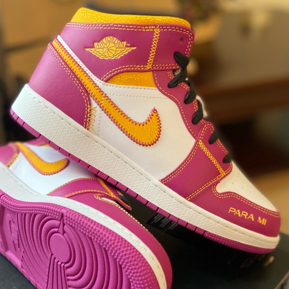 Air Jordan 1 GS ‘Dia de Muerte’ Sz 7Y - Picture 1 of 12